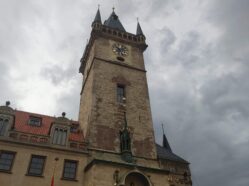 Pohled na orloj v Praze